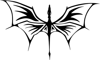 Tribal Dragon. Free vector clipart sample for vehicle graphics and ...