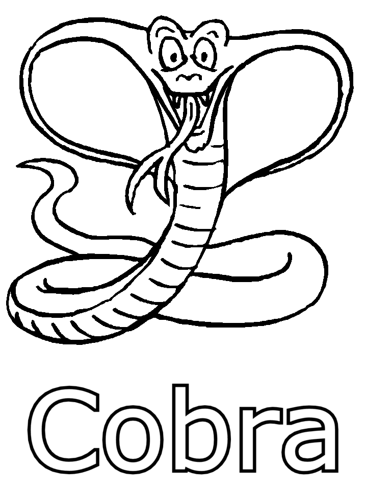 Free Printable Snake Coloring Pages For Kids