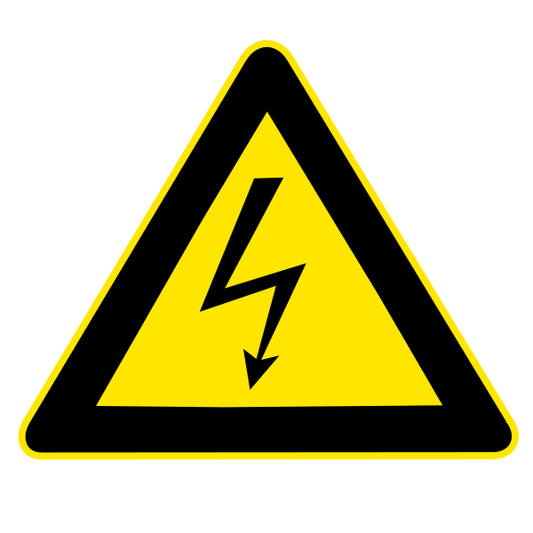 High Voltage Warning Sign