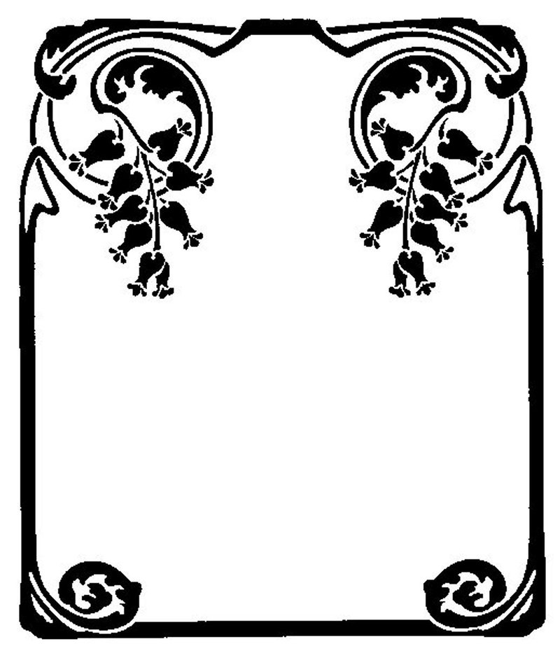 deviantART: More Like Border Art Nouveau 24 by Bnspyrd