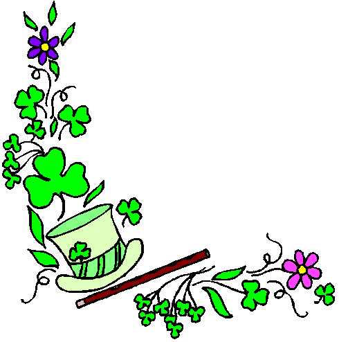 Free St Patricks Day Borders Clipart - Public Domain Holiday ...