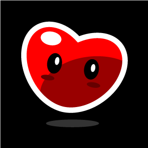 Heart Clipart - Green Cute Heart March 2013 with Black Background ...