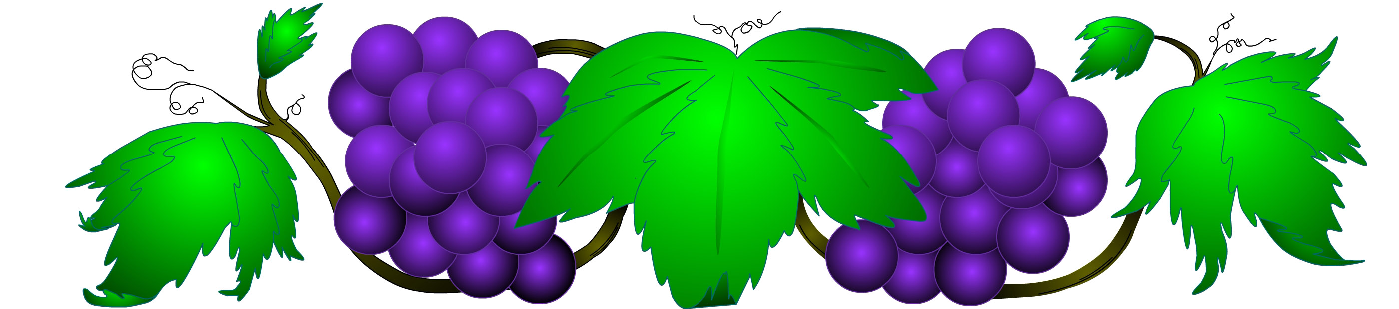 Grape Clip Art Index