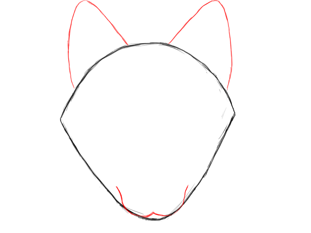 How Draw Wolf Pup Enlarge