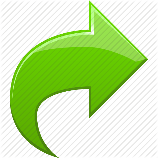 Arrow, Green, Redo, Right icon