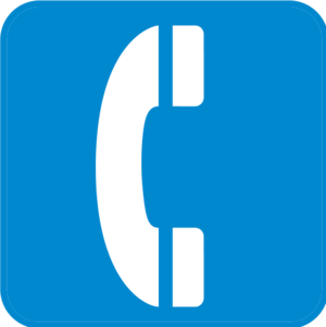 phone booth sign - vector Clip Art