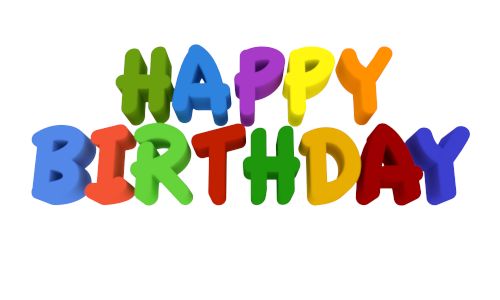 English, Birthdays and Happy