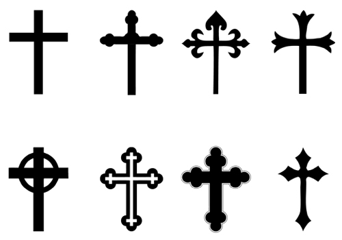 Cross Silhouette Vector Graphicscategory Christian Vector Graphics ...