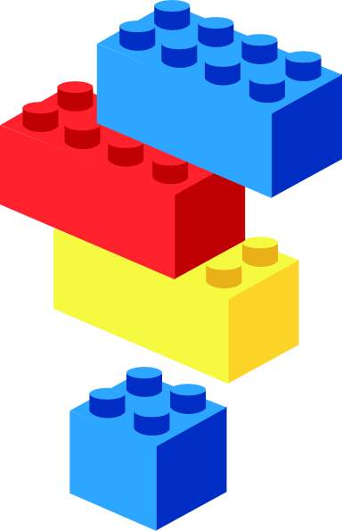 Lego blocks clip art
