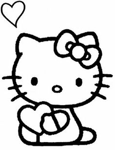 Hello Kitty Stencil Printable - ClipArt Best