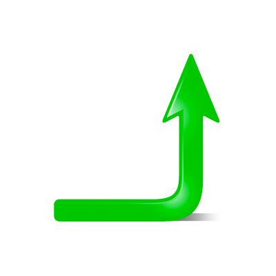 Green Arrow Icon Up - ClipArt Best