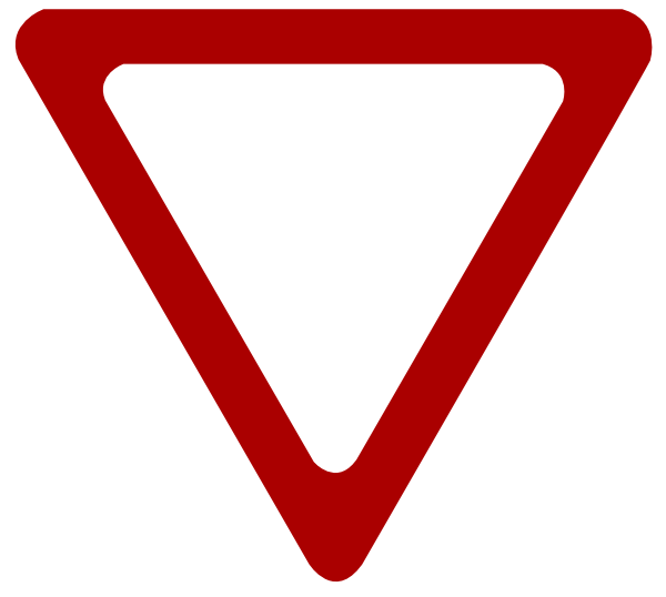 Yellow Yield Sign Clipart - Free Clipart Images