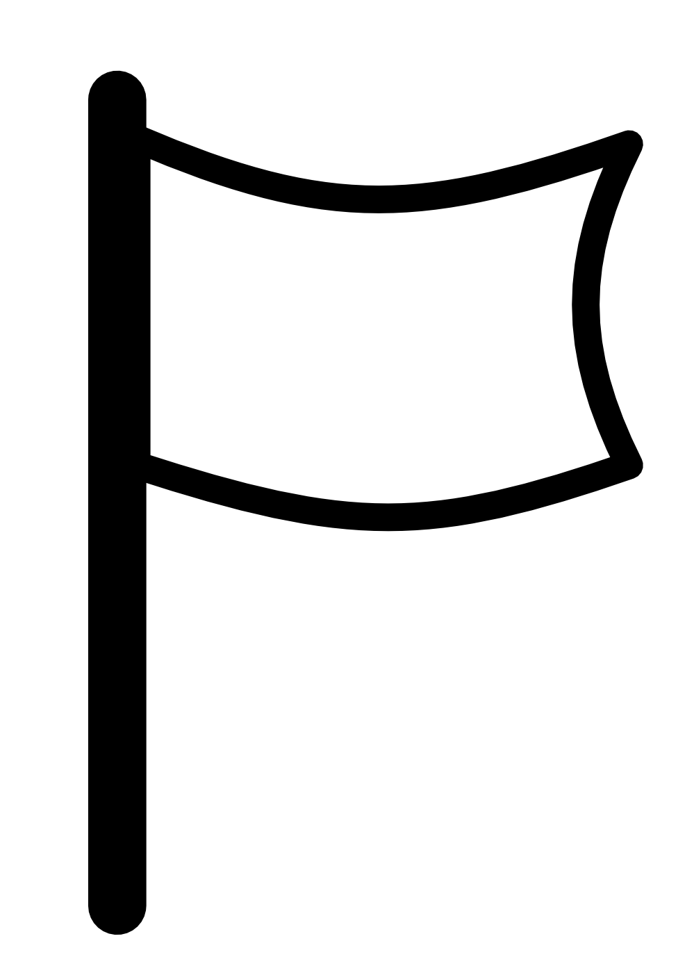 Philippine Flag Pole Clipart Black And White