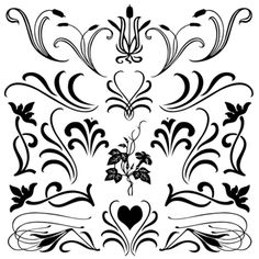 1000+ images about applique shapes | Scroll design ...
