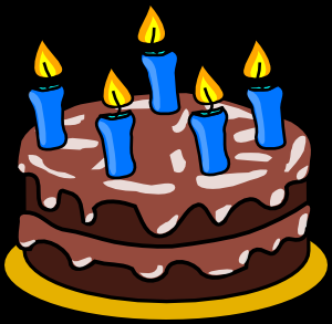 50 Birthday Cake Clipart