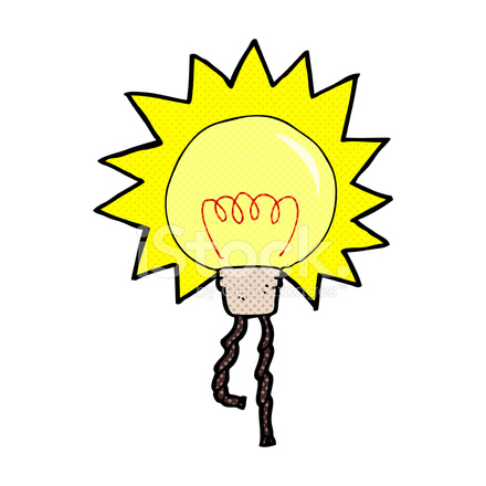 Comic Cartoon GlÃ¼hbirne stockfotos - FreeImages.com