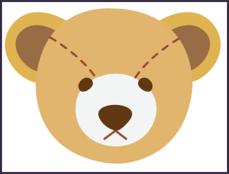 Best Photos of Bear Face Template - Teddy Bear Face Coloring Page ...