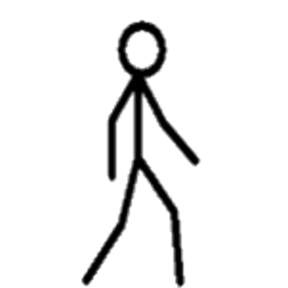 Stick Figure Walking Right - ROBLOX