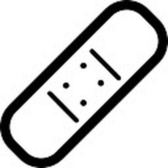 Band aid outline variant Icons | Free Download