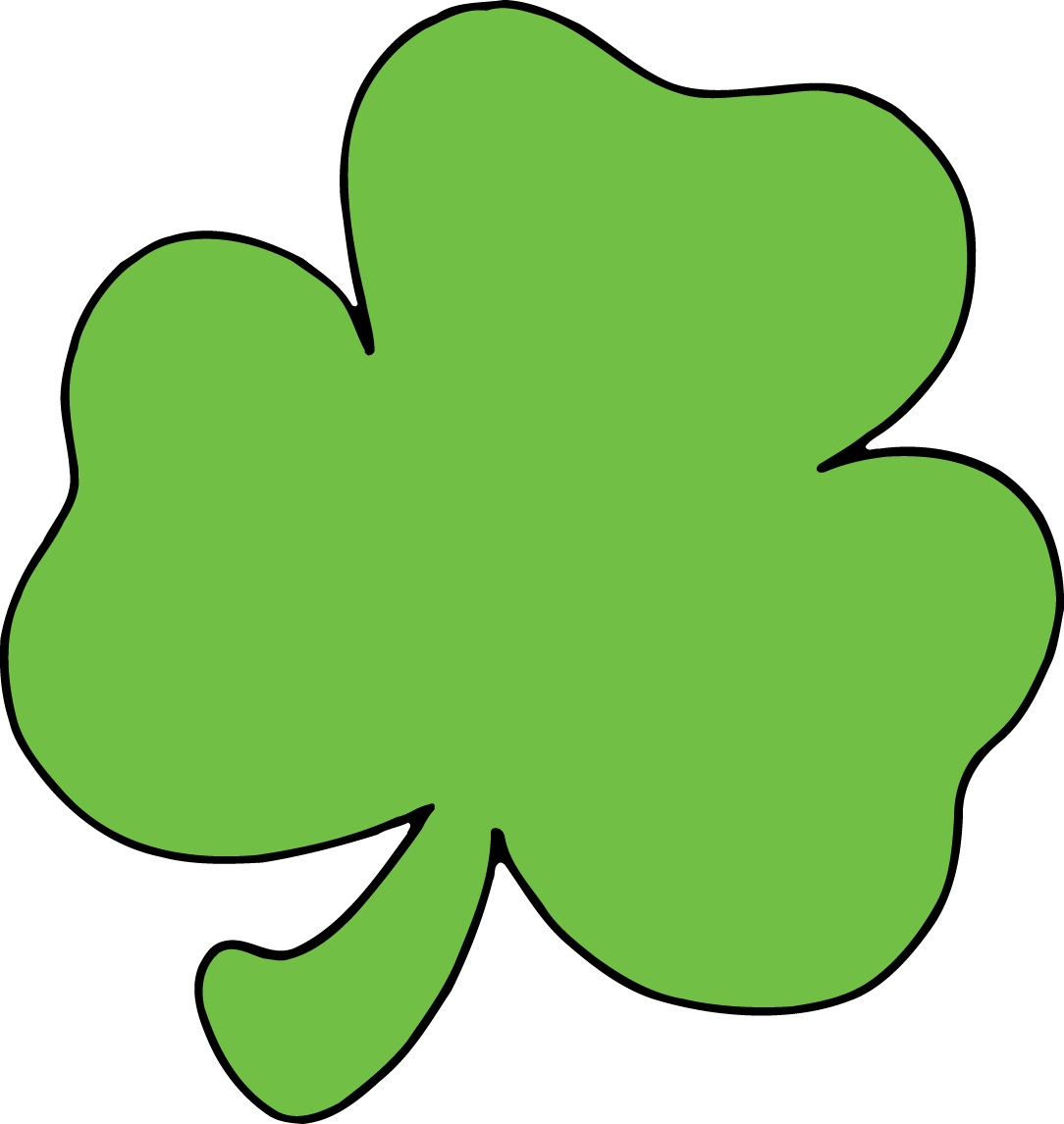 Shamrock free clover clipart public domain holiday stpatrick clip ...
