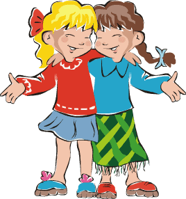 Help your friends clipart
