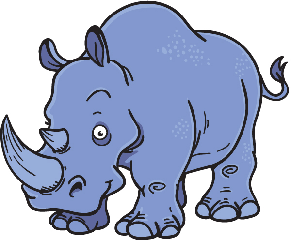 Cartoon Rhino | Free Download Clip Art | Free Clip Art | on ...