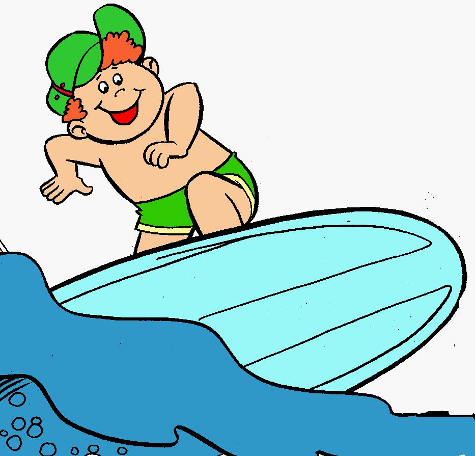 Surfing Clipart