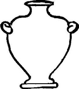 Greek Vase Outline Clipart - Free to use Clip Art Resource
