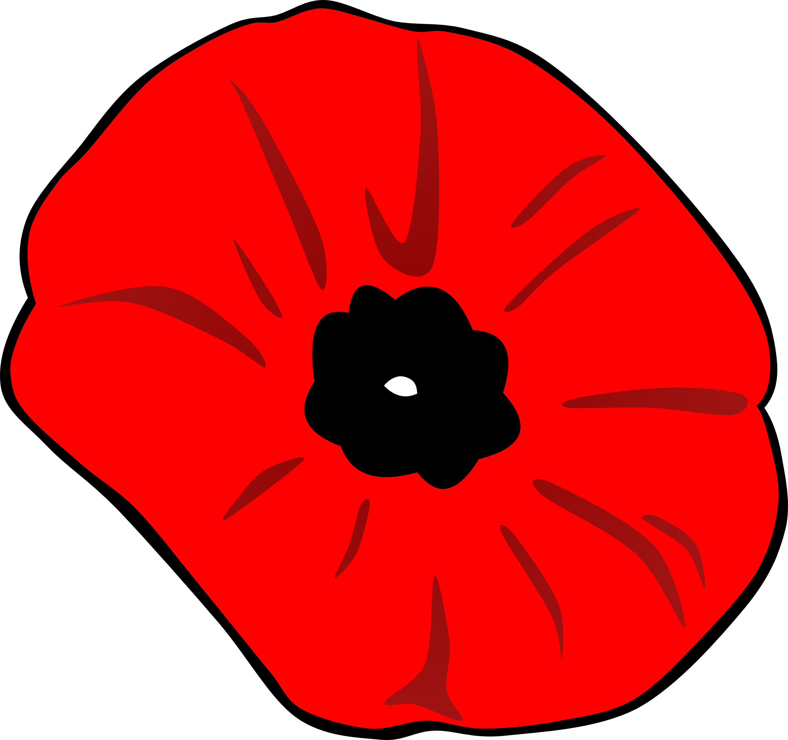 Remembrance poppy clipart
