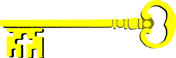 Golden Key Clip Art - vector clip art online, royalty ...