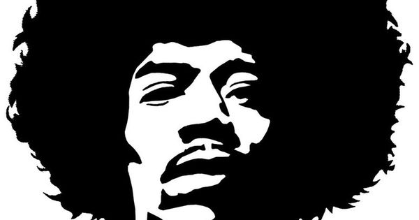 Jimi Hendrix Stencil Printable 17382 | DFILES