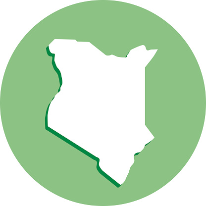 Kenya Outline Map Clip Art, Vector Images & Illustrations
