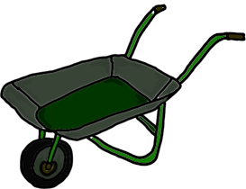 43+ Garden Wheelbarrow Clipart