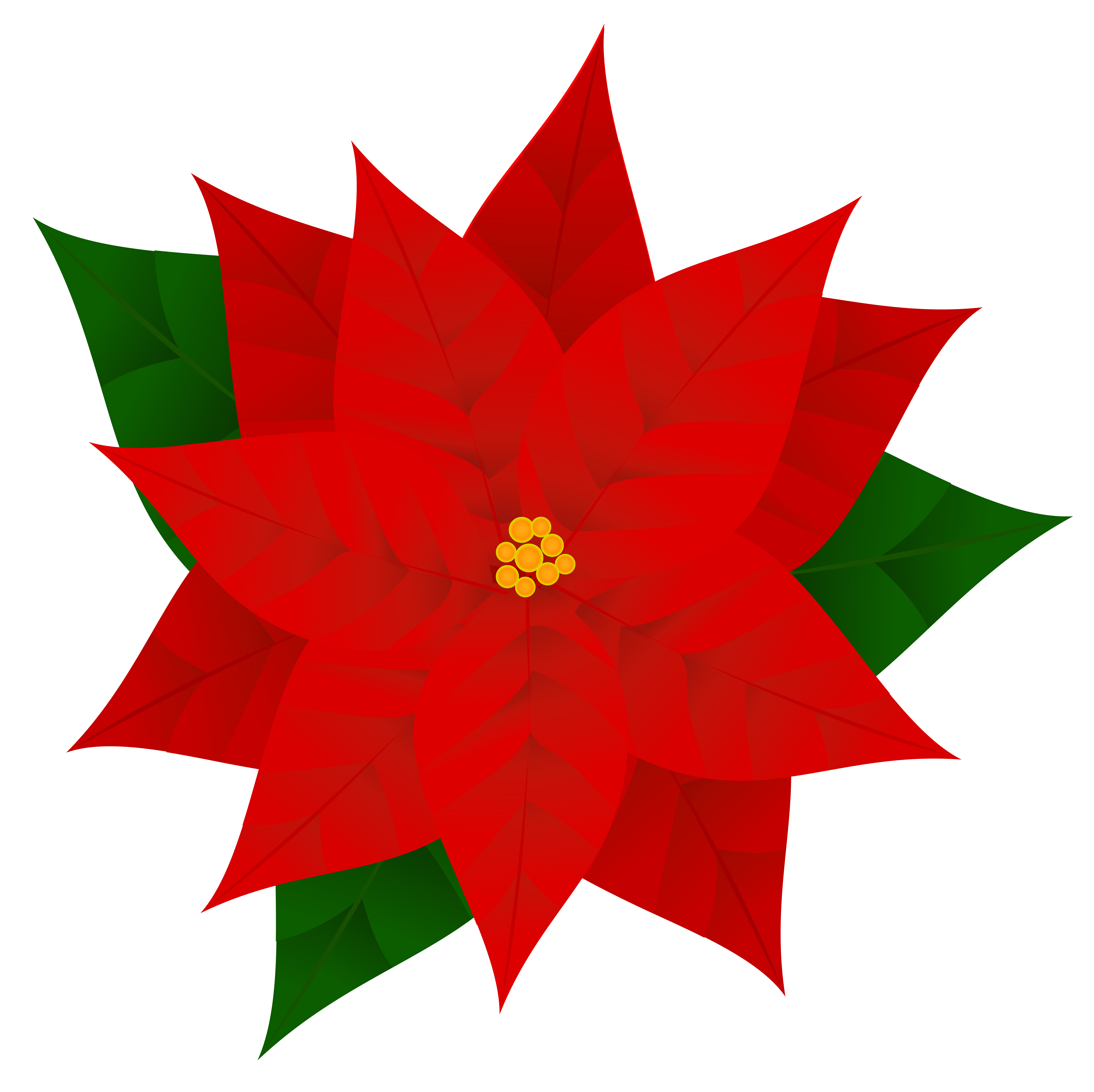 Poinsettia Clip Art - Tumundografico