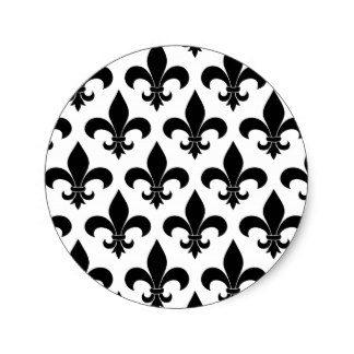 Fleur De Lis Pattern Craft Supplies | Zazzle