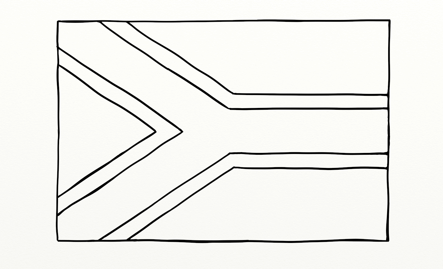 Flag Outline | Free Download Clip Art | Free Clip Art | on Clipart ...