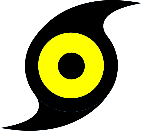 Hurricane Symbol Yellow Clipart - Cliparts and Others Art Inspiration