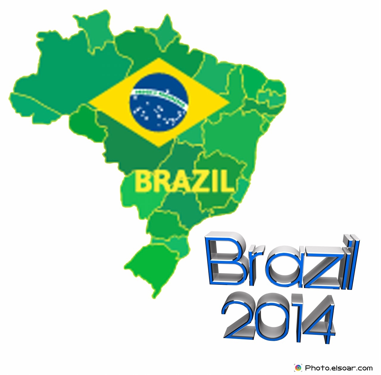Brazil & FIFA World Cup 2014 – Logos, Posters, Wallpapers • Elsoar