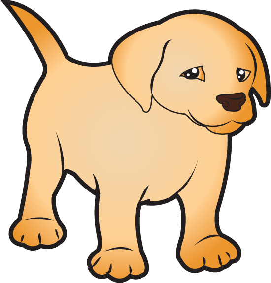 Puppy clip art free