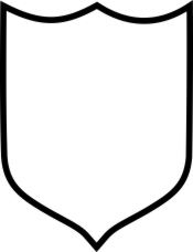 Shield Outline Coat Arms