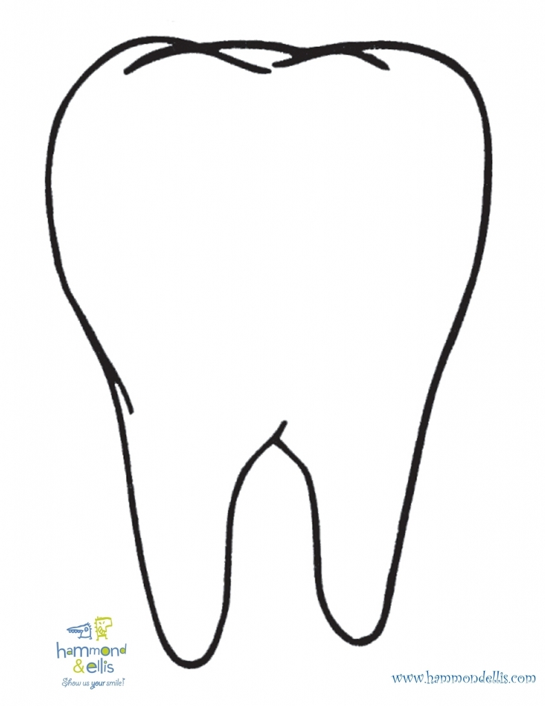 Tooth Coloring Page with regard to Inspire to color an images ...