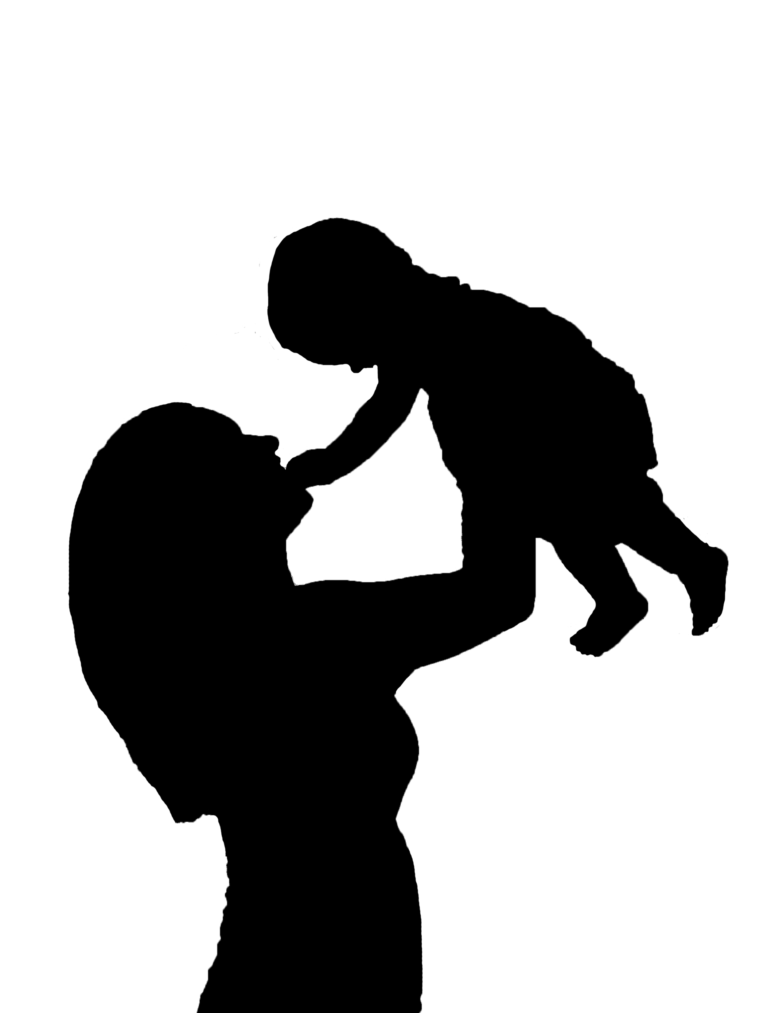 Mother Silhouette Clipart
