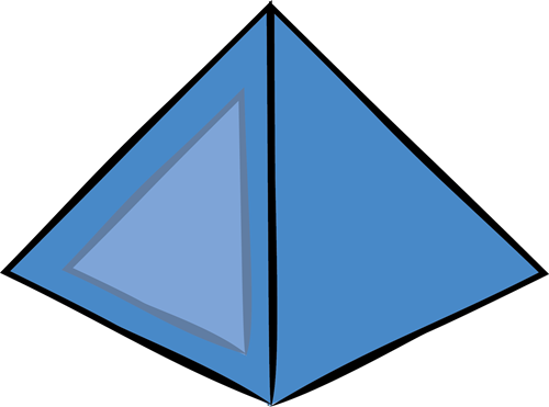 3d Pyramid Clipart