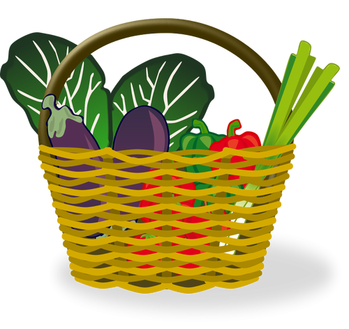 Picnic basket vector | Public domain vectors