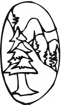 Pine Trees coloring pages | Super Coloring