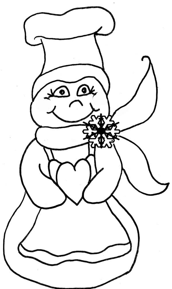 Sparkle Shimmer and Twinkle: Made With Love Snow Woman Freebie