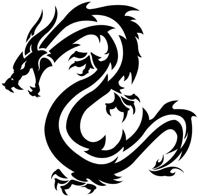 Dragon Tribal Tattoo