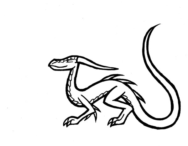 Dragon Outline