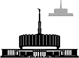 Silhouette Online Store - View Design #13773: lds temples - ogden