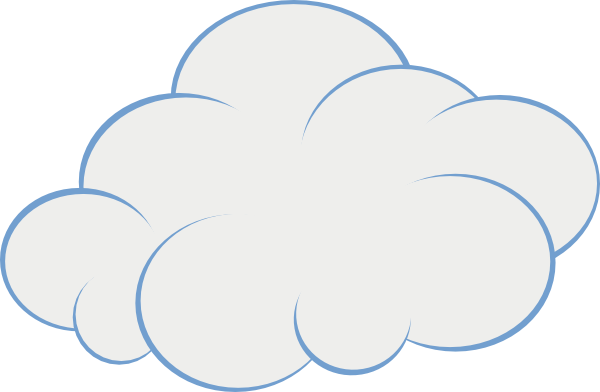 Cloud clip art - vector clip art online, royalty free & public domain